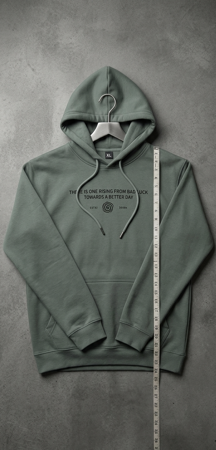 "Better Day" Premium Pullover Hoodie – Sage Green (XXL)